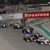 Honda's Colton Herta leads the 2019 IndyCar finale at Laguna Seca