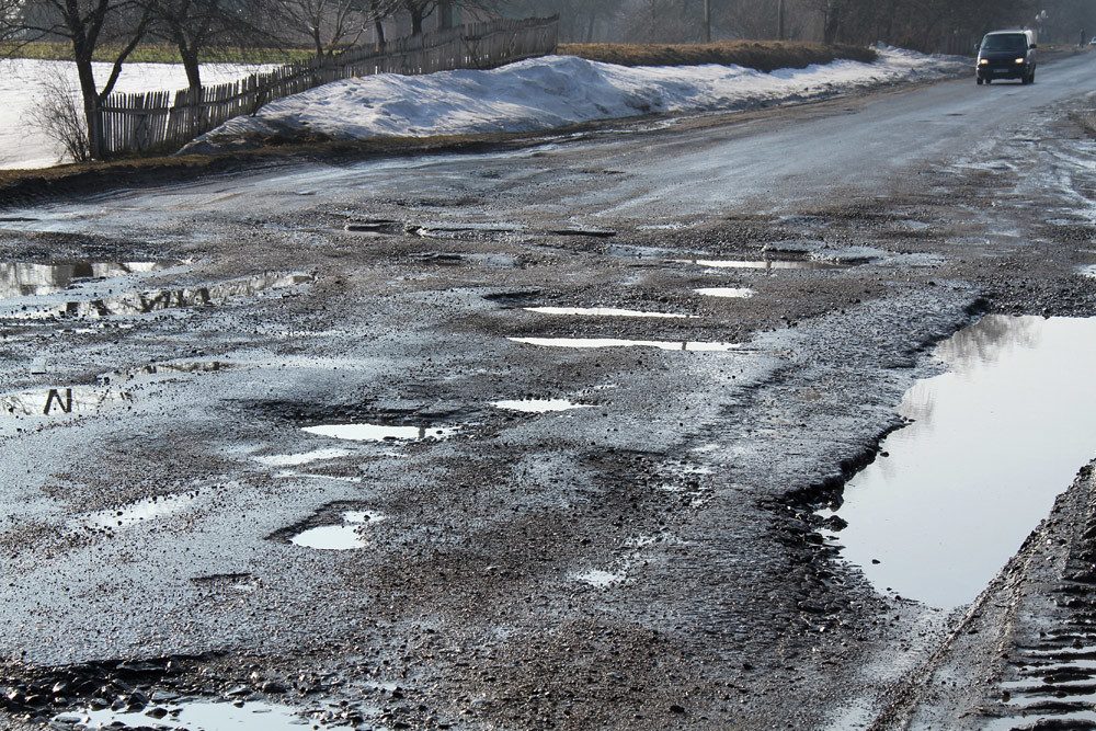 Road destroyed