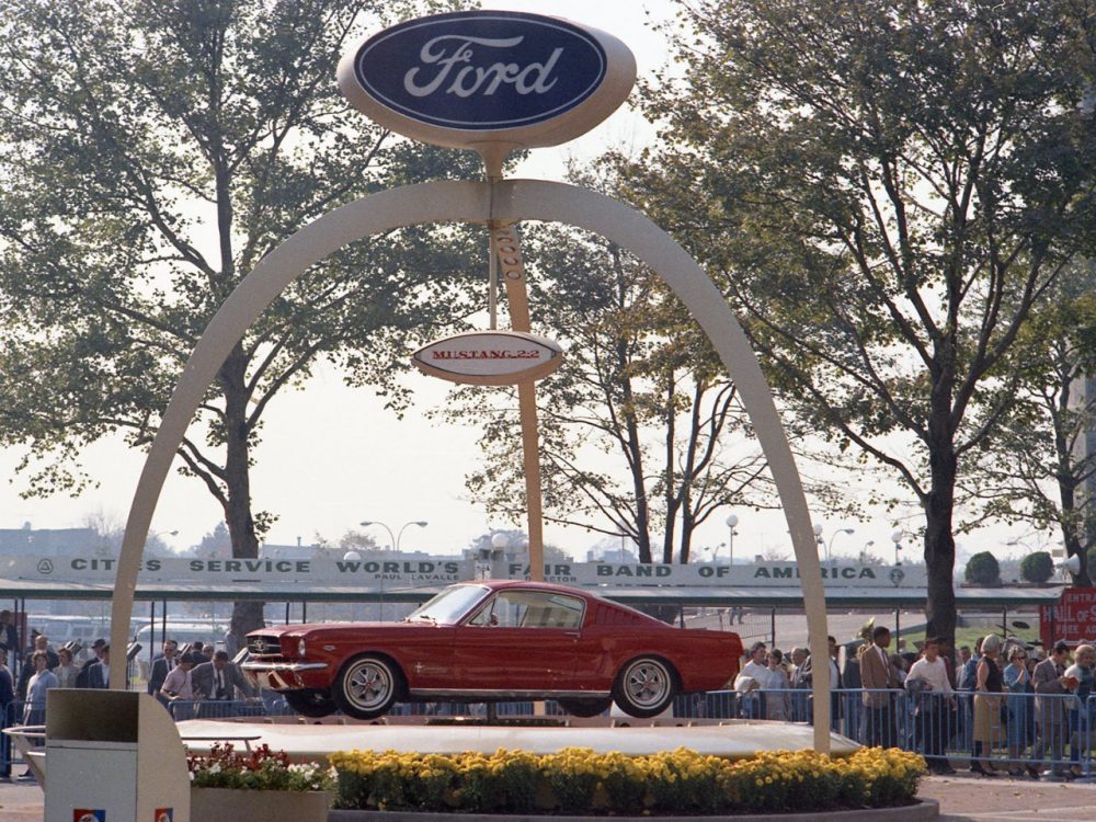 1964 New York Worlds Fair Ford Mustang debut 