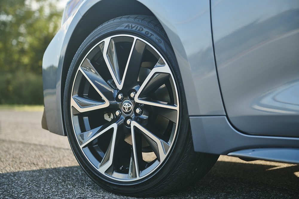 2020 Toyota Corolla tire with badge