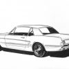 Gale Halderman Ford Cougar (Mustang) sketch