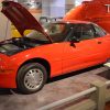 An orange GM EV1