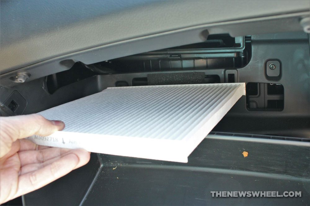 cabin air filter replace change glovebox