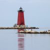 lighthouse lake michigan