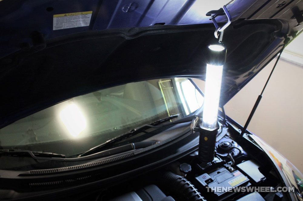 portable mechanic's light hood engine garage lamp