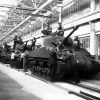 Ford Highland Park Assembly Plant Building M4 Tanks WWII