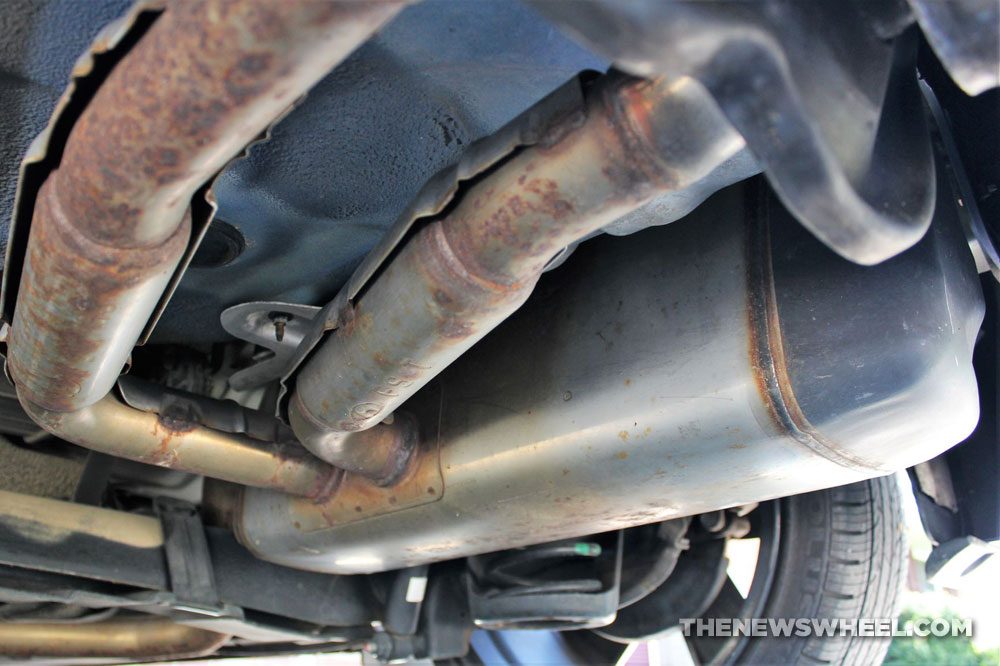 dual exhaust system muffler tailpipes double