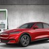 2021 Ford Mustang Mach-E Electrify America fast-charging station