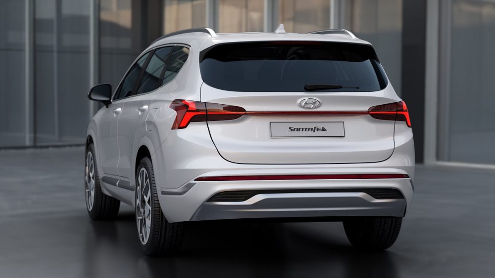 hyundai reveals redesigned 2021 santa fe