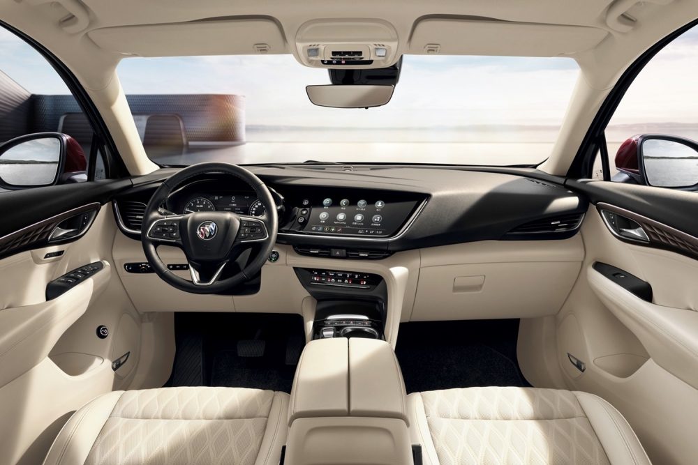 The interior of the 2021 Buick Envision