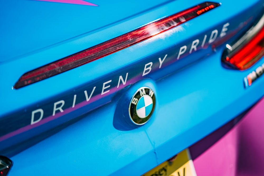 BMW LGBTQ Driven By Pride Rainbow M8