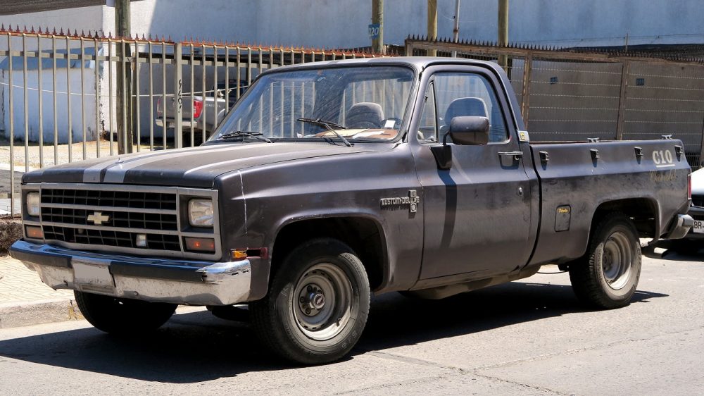 A Chevrolet C-10, much like the one from The Last of Us