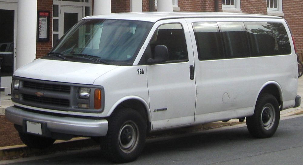 A Chevrolet Express Van