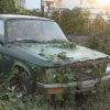 An overgrown Chevy truck, much like the ones in The Last of Us