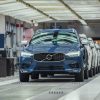 A Volvo assembly line, much like the ones where the automaker builds plug-in models