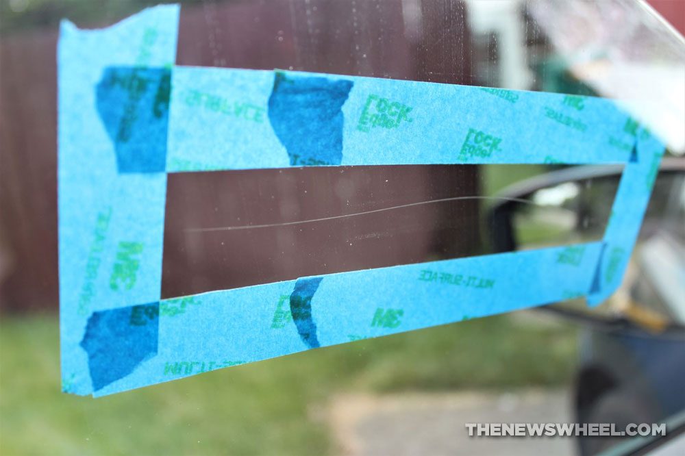 car glass windshield scratch repair crack