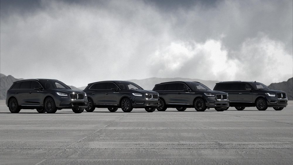 Lincoln Monochromatic SUV lineup