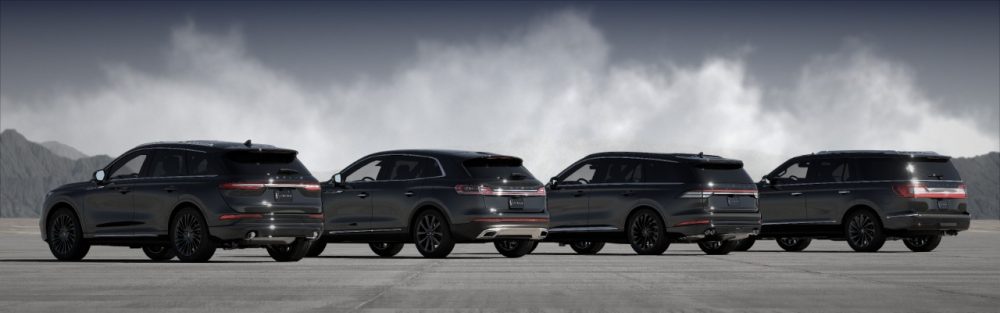 2020-21 Lincoln Monochromatic Package SUV lineup