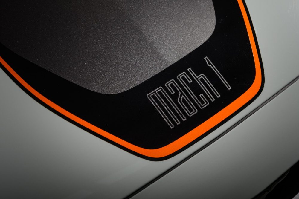 Mustang Mach 1 Logo hood stripe