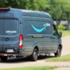 Amazon Prime delivery van mail shipment driver