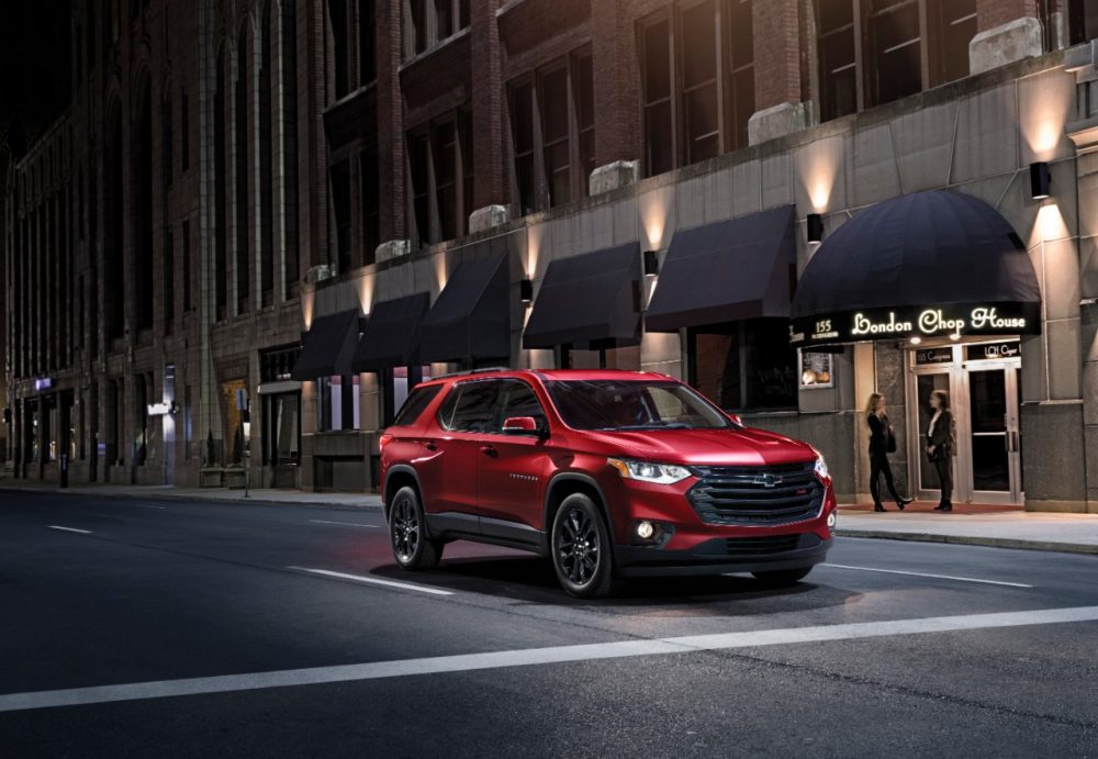 2020 Chevrolet Traverse RS. Traverse makes Quietest Cars of 2020. 