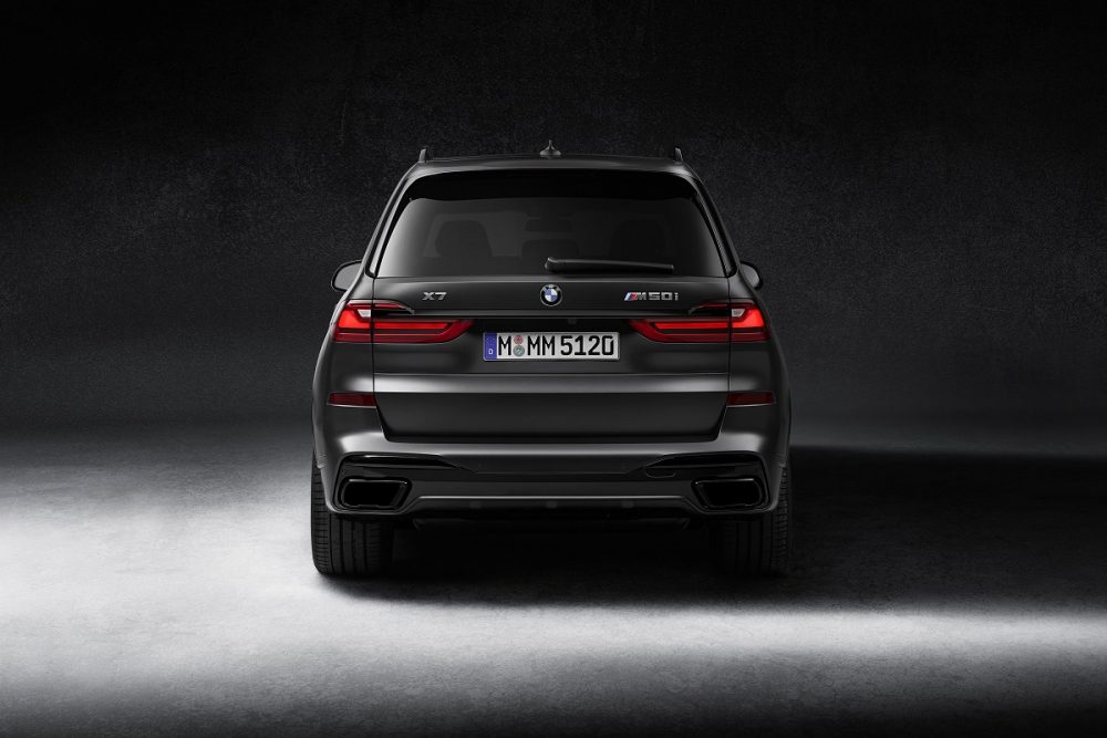 2021 BMW X7 Dark Shadow Edition exterior