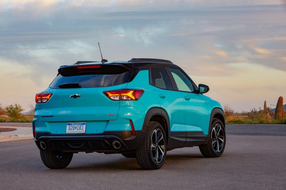 2021 Chevrolet Trailblazer RS rear view