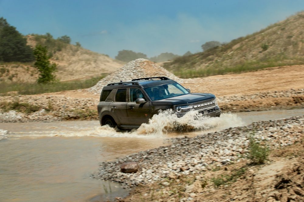 2021 Ford Bronco Sport action shot