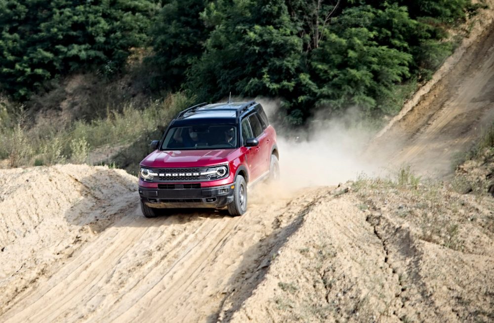 2021 Ford Bronco Sport action shot