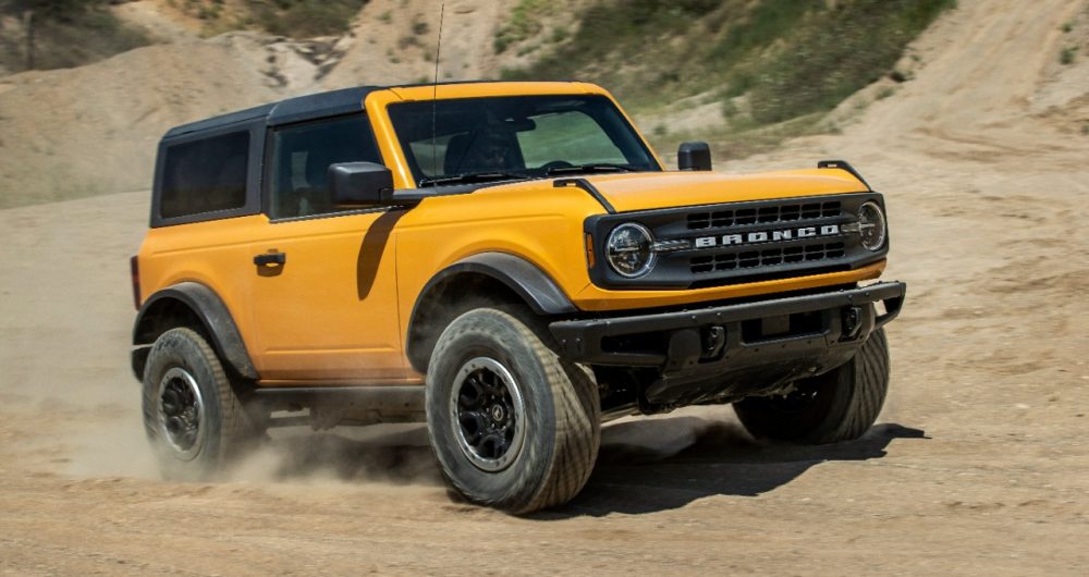 2021 Ford Bronco two-door action shot | Bronco Off-Roadeo Austin