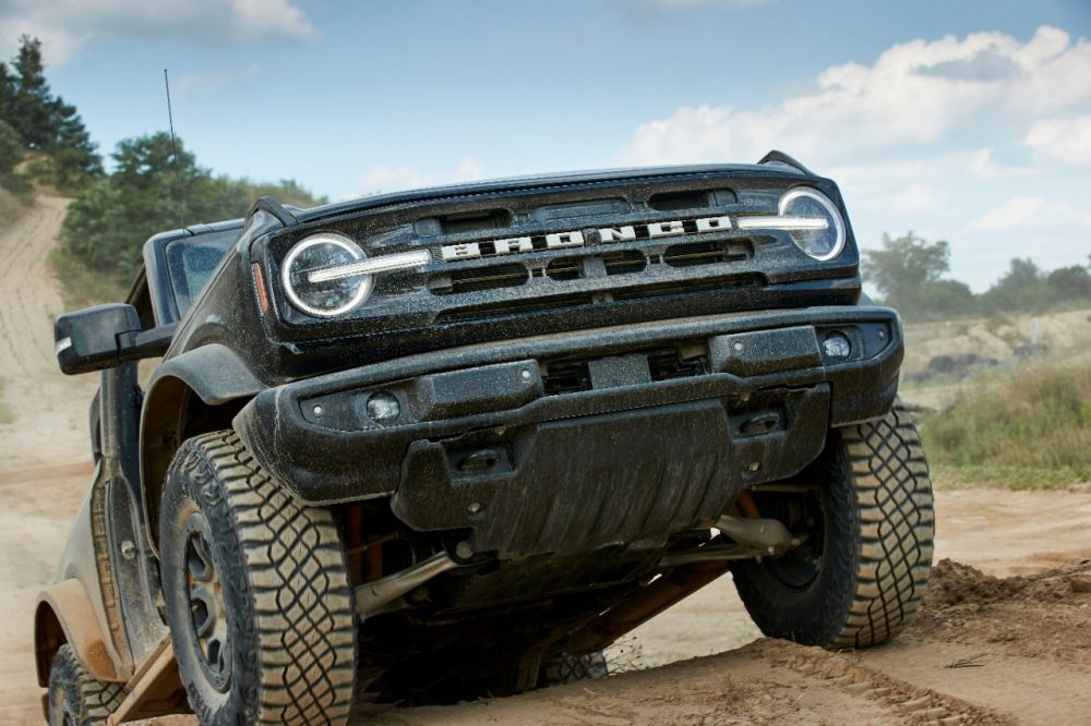 2021 Ford Bronco two-door action shot