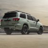 2021 Toyota Sequoia (Lunar Rock) rear+side