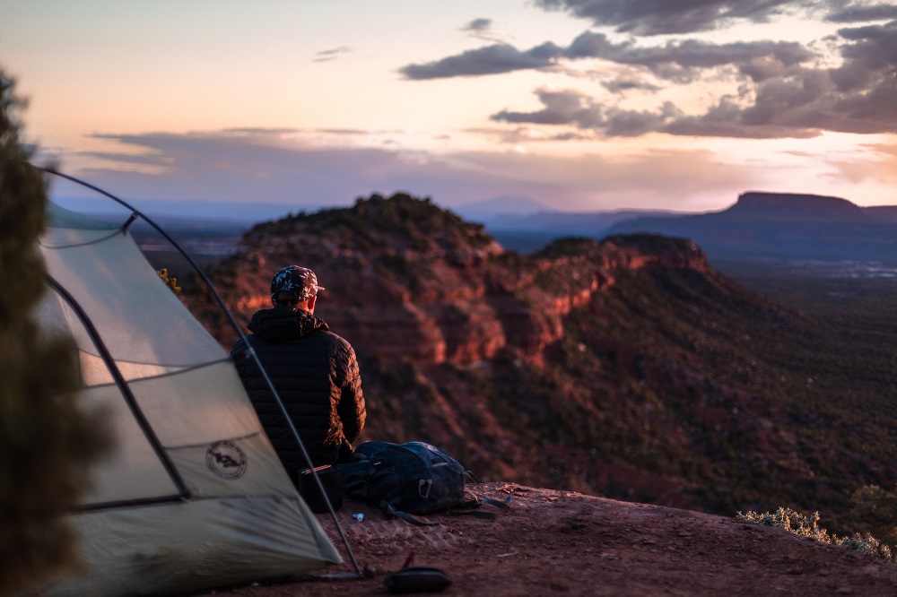 Camping with a view