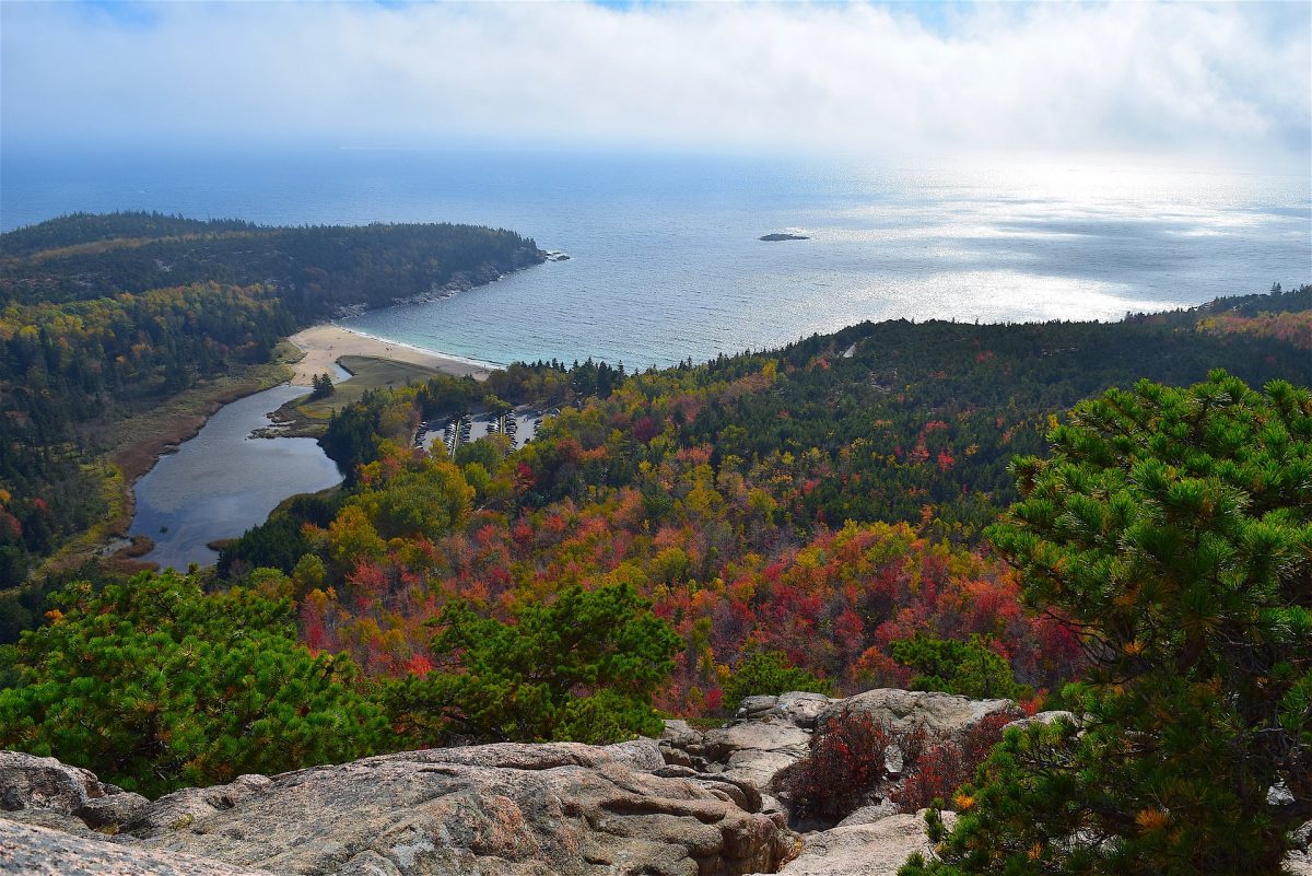 maine mountains fall