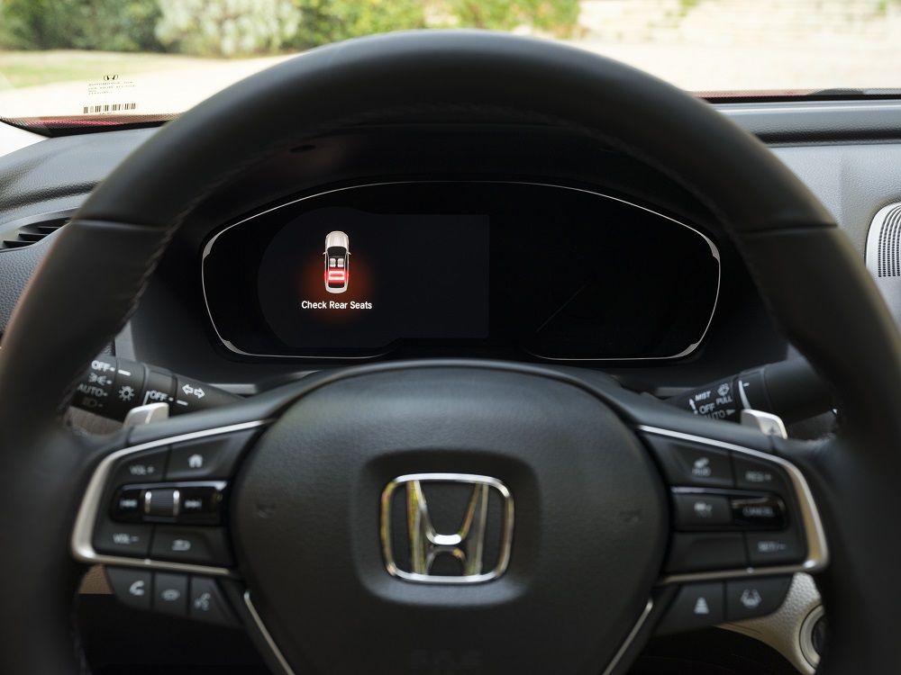 2021 Honda Accord Hybrid rear seat reminder