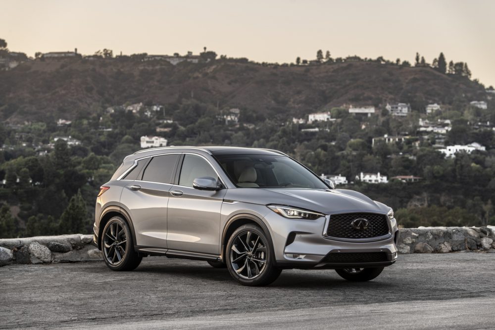 2021 INFINITI QX50 front side angle