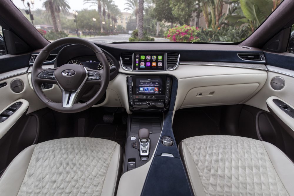 2021 INFINITI QX50 front-row seats