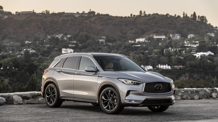 2021 INFINITI QX50 front side angle