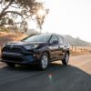 2021 Toyota RAV4 XLE Hybrid in motion