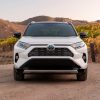 2021 Toyota RAV4 XSE Hybrid Blizzard Pearl front end