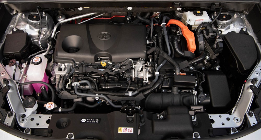 2021 Toyota RAV4 XSE engine bay