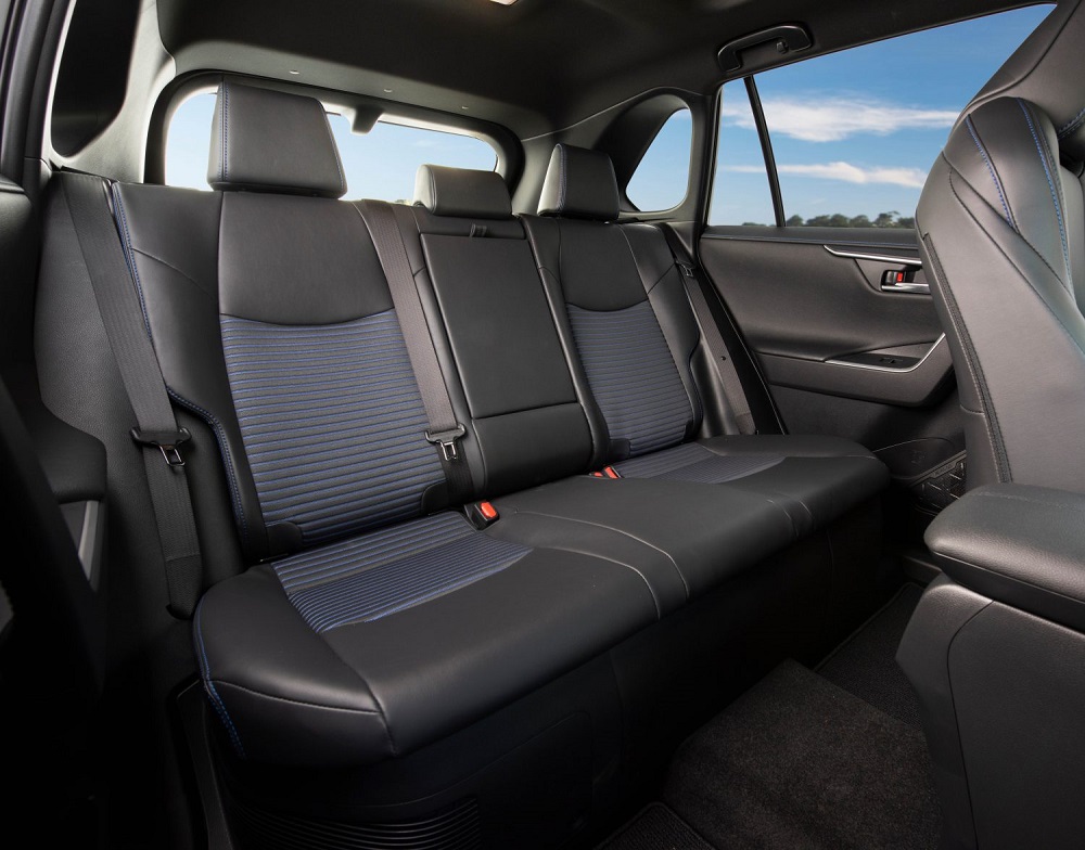 2021 Toyota RAV4 XSE rear seats