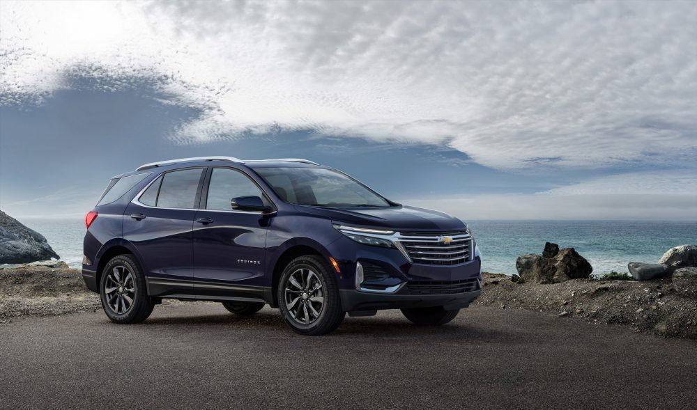 2021 Chevrolet Equinox Premier parked by the ocean