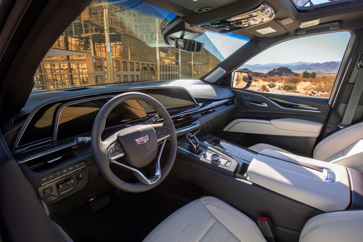 2021 Escalade interior dashboard