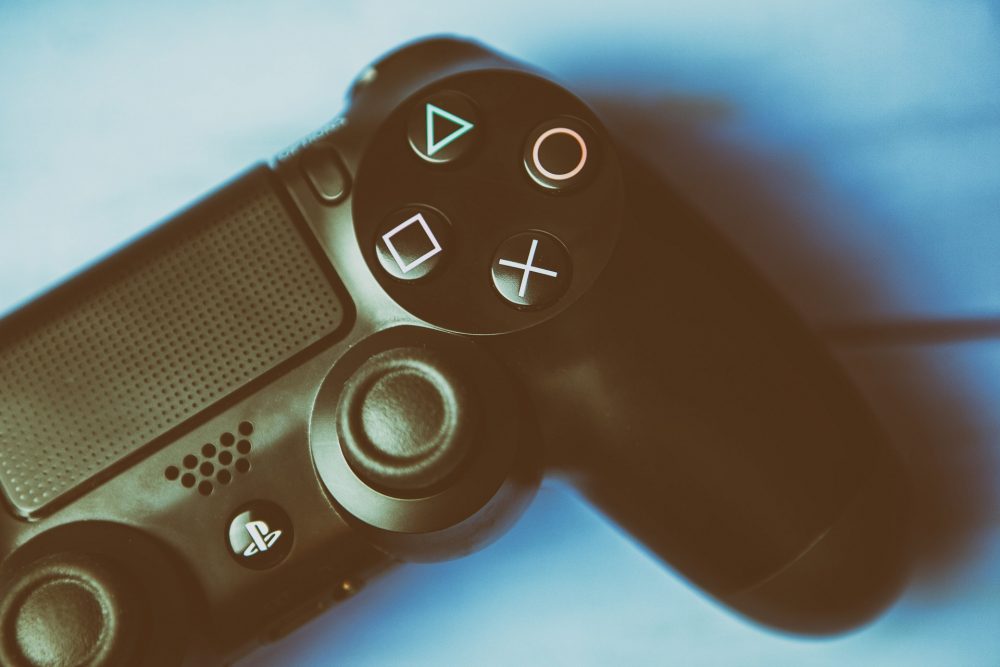 A PlayStation Dualshock 4 controller, which you can use to play more than a few Rhythm games. 