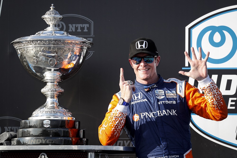 Scott Dixon celebrates 6th IndyCar title