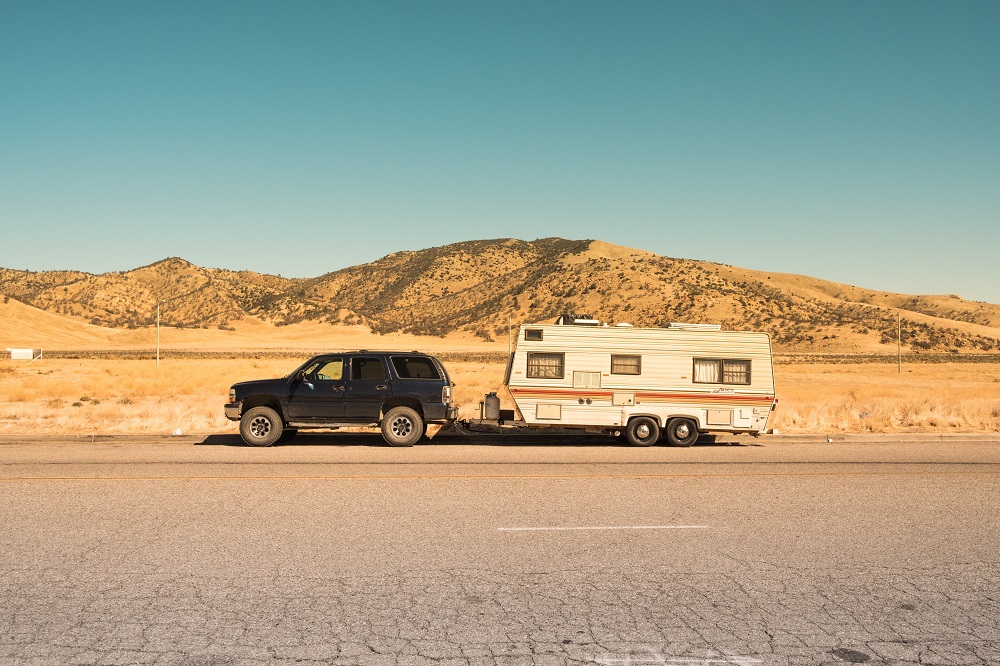 Travel trailer, one of the types of RVs