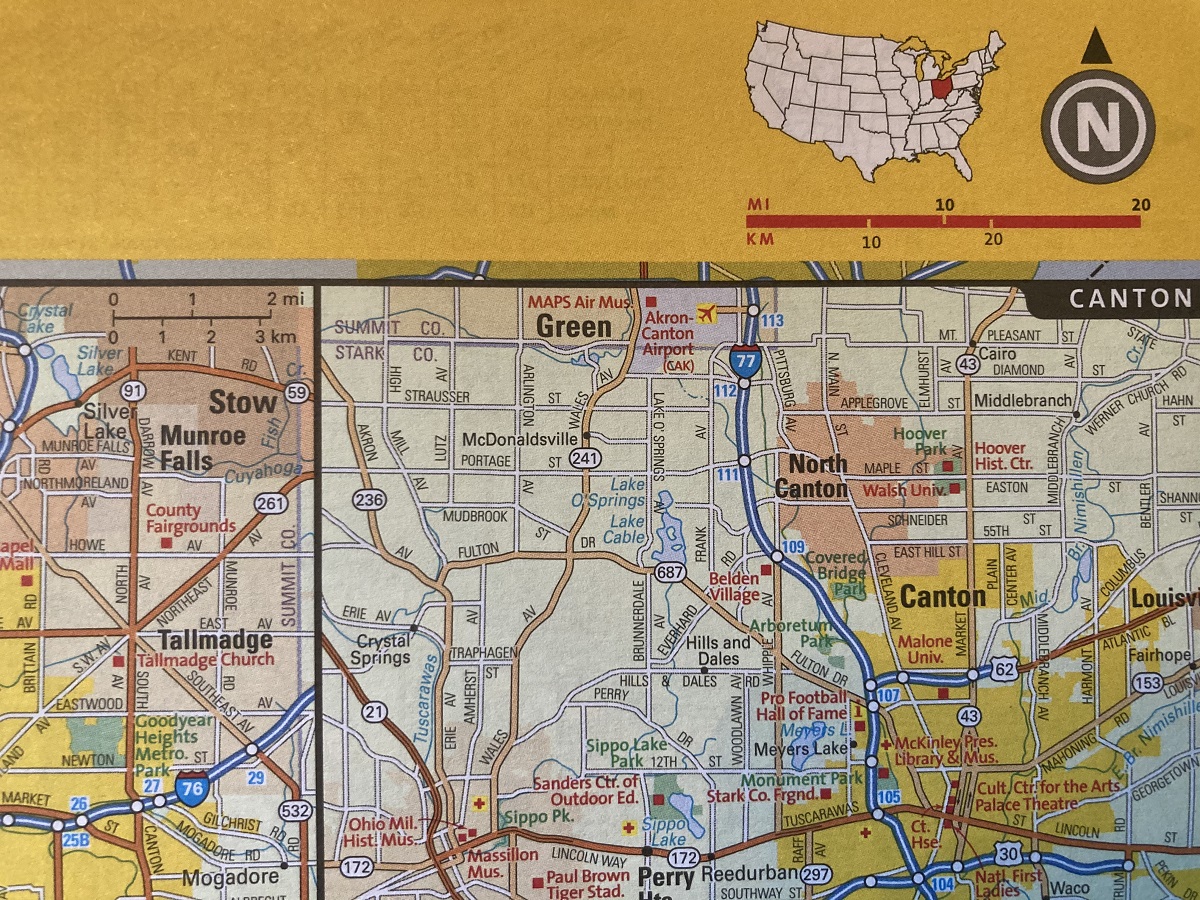 paper towns road trip map