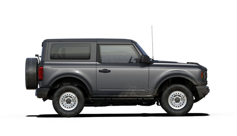 2021 Bronco Two-Door in Carbonized Gray