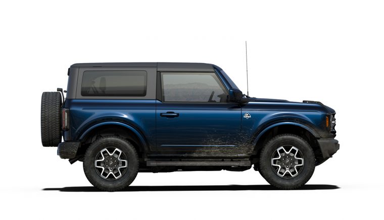 2021 Bronco Two-Door Outerbanks in Antimatter